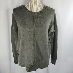 If It Were Me Grey Long Sleeve Knit Top Size XSmall